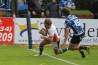 Fullback Andrew Henderson races in for a try