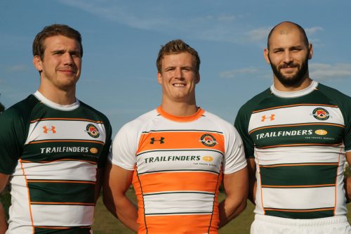 New captain Adam Preocanin (right) will be assisted by vice-captains TJ Anderson (left) and Chris Kinloch in Trailfinders debut Championship season 